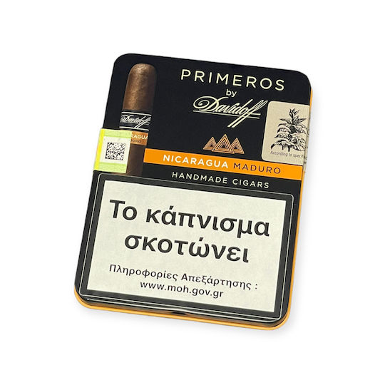 Davidoff Primeros Nicaragua Panatela Zigarren Dominikanische Republik 6Stück 105mm