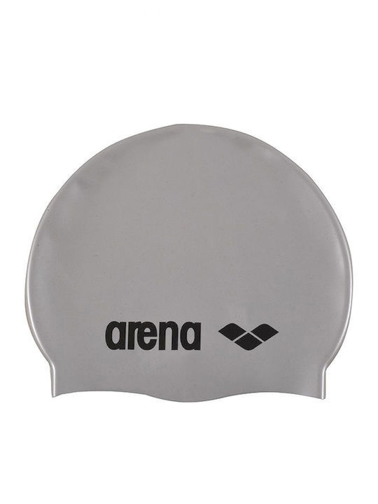 Arena Silicone Adults Swimming Cap Gray