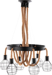 HomeMarkt Lumini Suspendate Negru 54x54x125cm