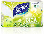 Softex Χαρτί Κουζίνας 2φύλλο Softex Giga (2+1τεμ*180g)