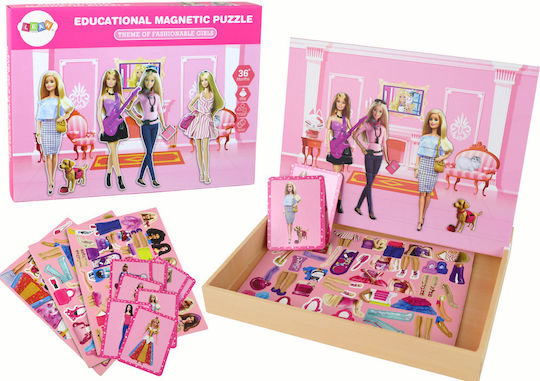 Lean Toys Μαγνητικό Παιχνίδι Κατασκευών για Παιδιά 3+ Ετών