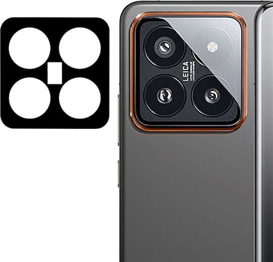Techsuit Full Camera Protection Tempered Glass Black for the Xiaomi 14 Pro.