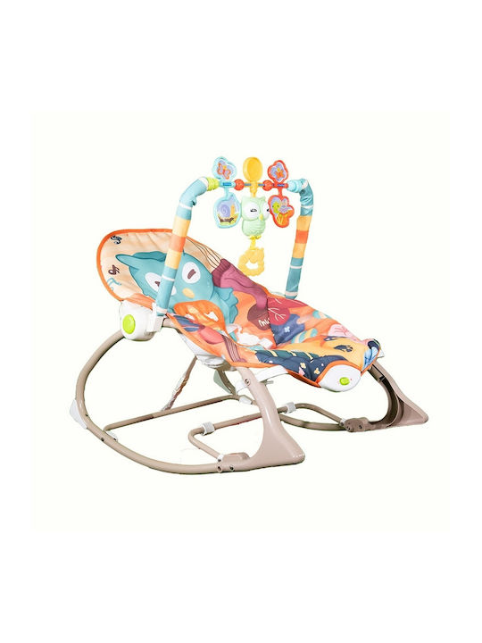 Electric Baby Bouncer with Music and Vibration 2 in 1 for Babies up to 18kg