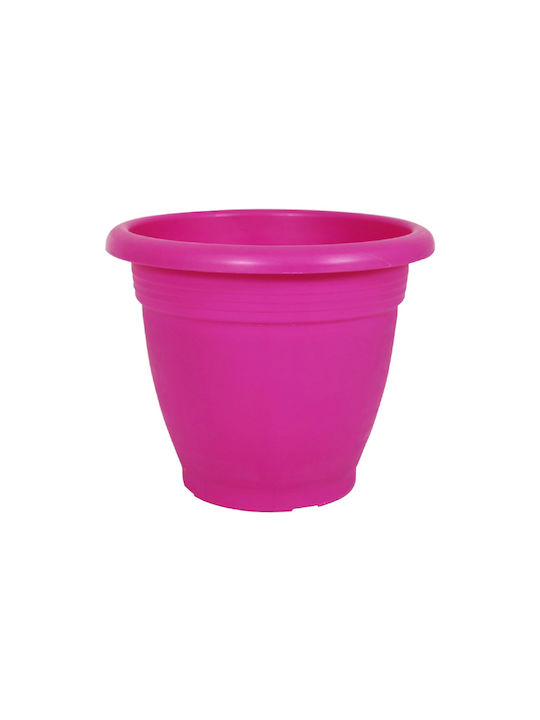 Sic Plast Ρόδος Γλάστρα σε Ροζ Χρώμα 10x9.5cm