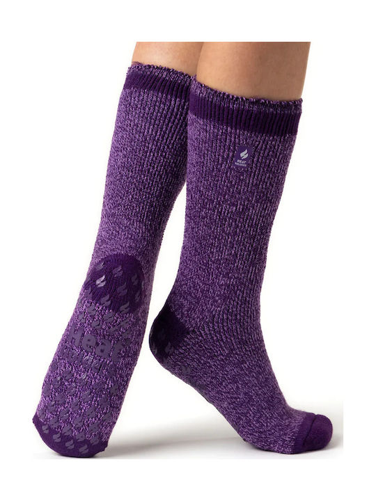 Heat Holders Women's Socks Purple
