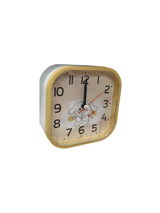 Tabletop Clock with Alarm Yellow 6928620000238Y