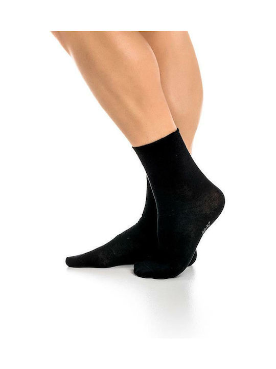 Gocomma Men's Solid Color Socks BLACK