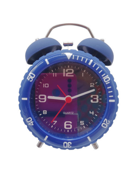 SDS Επιτραπέζιο Ρολόι με Ξυπνητήρι Μπλε 22613B