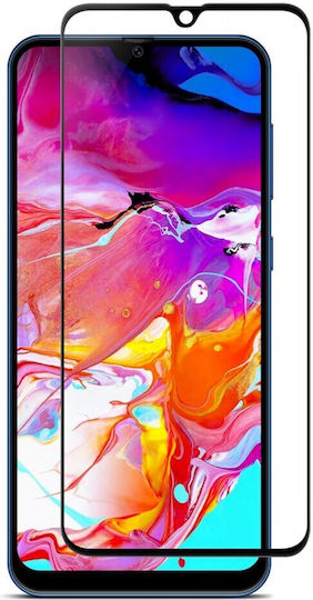 Full Glue Full Face Tempered Glass Μαύρο (Galaxy A41)