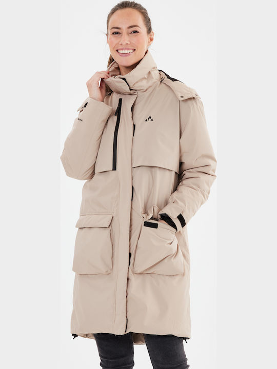 Whistler Kurz Damen Parka Jacke Simply Taupe W233217-1136