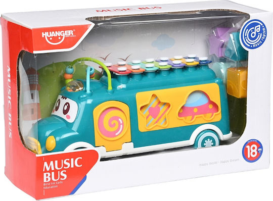 Martin Toys Vehicul Autobuz cu Sunete pentru 18++ Luni
