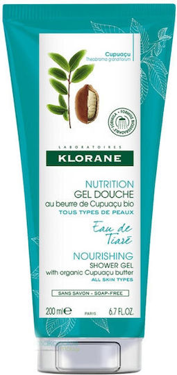 Klorane Eau De Tiare Αφρόλουτρο σε Gel με Γλυκερίνη & Άρωμα Εσπεριδοειδή 200ml