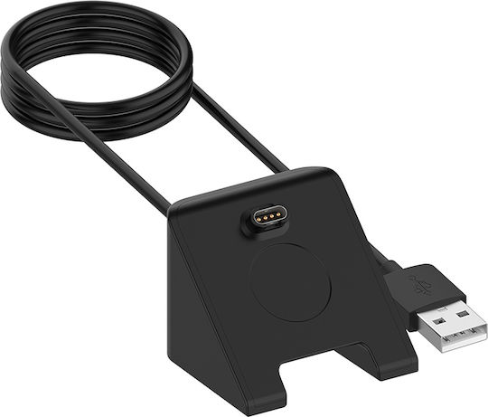 Techsuit Wearable Charger Garmin Watch. Blackς