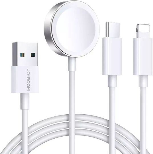 Joyroom Wearable Charger Apple Watch Whiteς