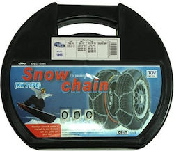 Snow Chains with Thickness 12mm for Passenger Car 2pcs