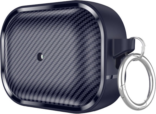 Sonique Case Silicone with Hook in Navy Blue color for Apple AirPods Pro 2