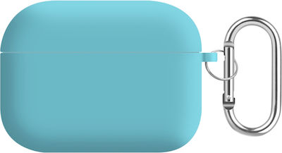 Sonique Hülle Silikon mit Haken in Türkis Farbe für Apple AirPods Pro
