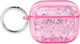 Sonique Hülle Kunststoff mit Haken in Rosa Farbe für Apple AirPods Pro