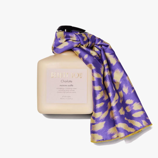 Beauty Sou Charlotte Moisturizing & Anti-Aging Body Mousse with Jasmine Perfume for All Skin Types 400ml