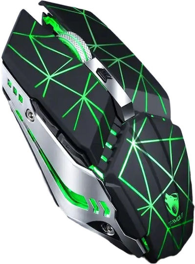 T-Wolf Q15 Ασύρματο Gaming Ποντίκι Star Black
