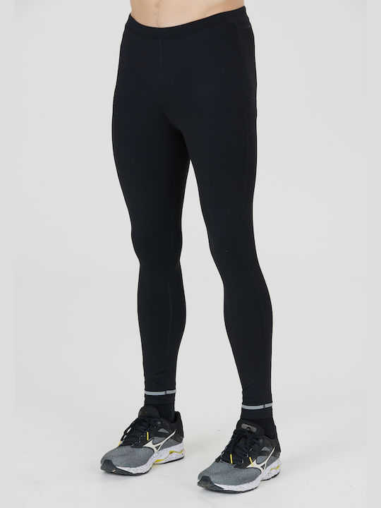 Elite Lab Run Elite Herren Sportleggings Kompression Lang Schwarz