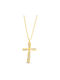 Goldjewels Women's Cross from Gold Plated Silver