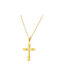 Goldjewels Women's Cross from Gold Plated Steel