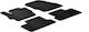 Auto Gs Set of Front and Rear Mats 4pcs for Mazda 3 2009-2012 Black