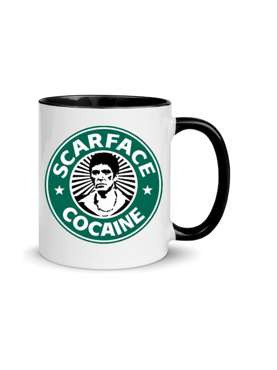 Scarface Κούπα Κεραμική Λευκή 330ml