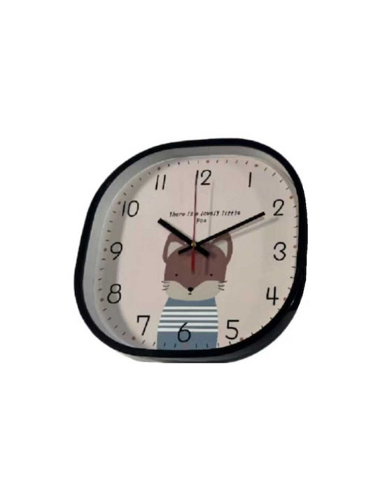 Παιδικό Ρολόι Τοίχου Πλαστικό 30x30cm