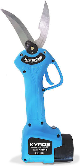 Kyros Ψαλίδι Κλαδέματος Μπαταρίας 16.8V 2x2.5Ah με Μέγιστη Διάμετρο Κοπής 28mm σε Βαλιτσάκι Μεταφοράς