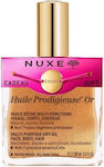 Nuxe Huile Prodigieuse Organic Dry Oil with Shimmer for Face, Hair, and Body 100ml