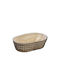 Espiel Decorative Basket Metallic Beige 27x18x8cm