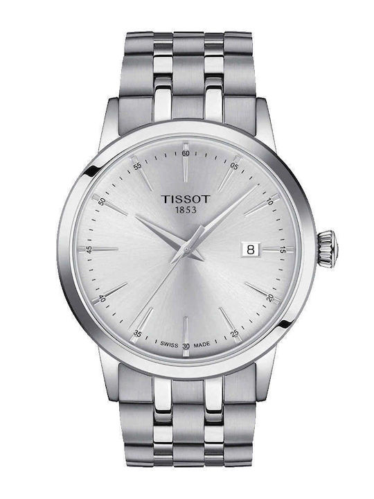 Tissot Classic Dream Men's Watch 42mm Battery with Silver Metal Bracelet