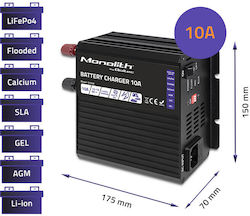 Qoltec Φορτιστής Μπαταρίας 12V Qoltec Φορτιστής Μπαταρίας 12V