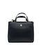 Tommy Hilfiger Essential Satchel Damen Tasche Hand Hellblau