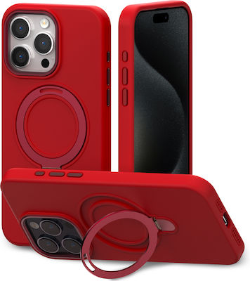 Mercury Back Cover Silicone Red (iPhone 15 Pro Max)