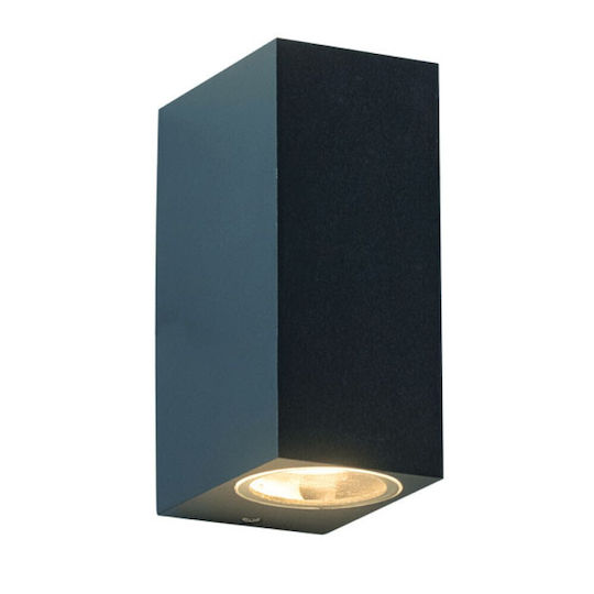 Aca SL8111 Wandmontierte Außenbeleuchtung Punkt GU10 IP65 Doppelstrahl
