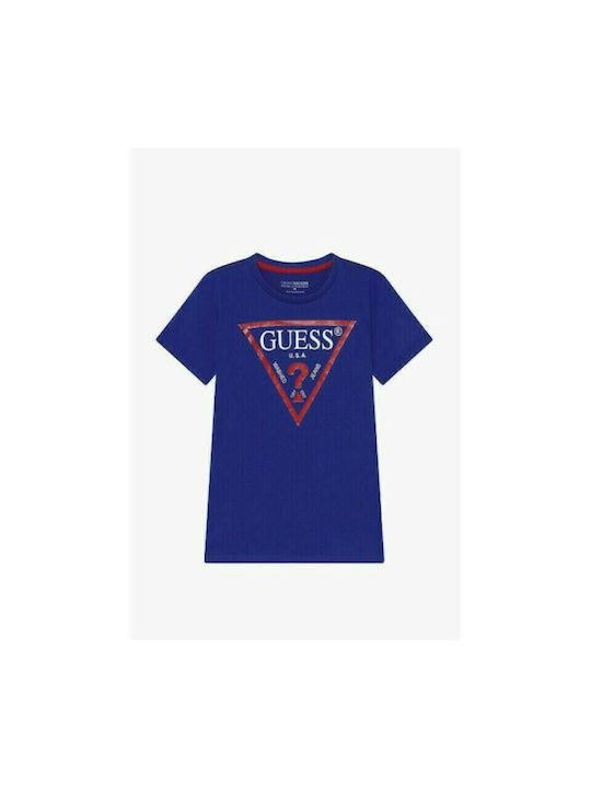 Guess Παιδικό T-shirt Μπλε