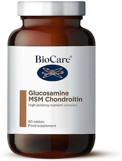 BioCare Glucosamine Msm Chondroitin Supplement for Joint and Bone Health 90 Tablets