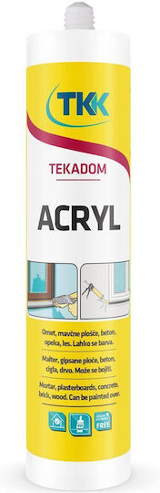 TKK Tecadom Acryl Ακρυλική Σιλικόνη Λευκή 280ml