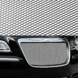 Car Decorative Grill 100pcs x 33pcs Silver Color