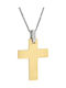Men's Gold Cross 14K with Chain