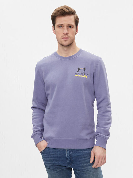 Jack & Jones Herren Sweatshirt Lila