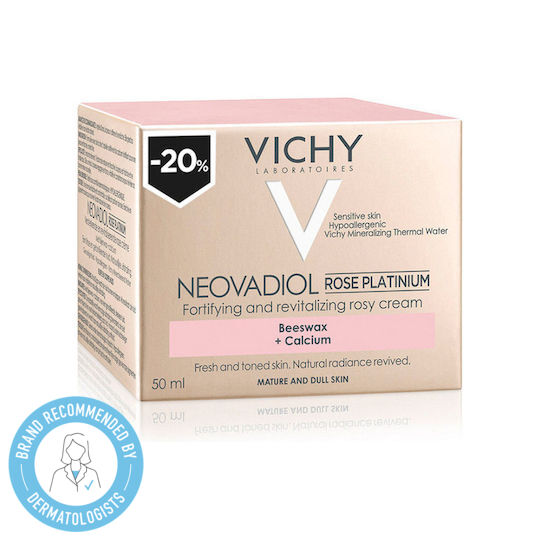 Vichy Neovadiol Rose Platinium 24ωρη Αντιγηραντική Κρέμα Προσώπου Ημέρας 50ml