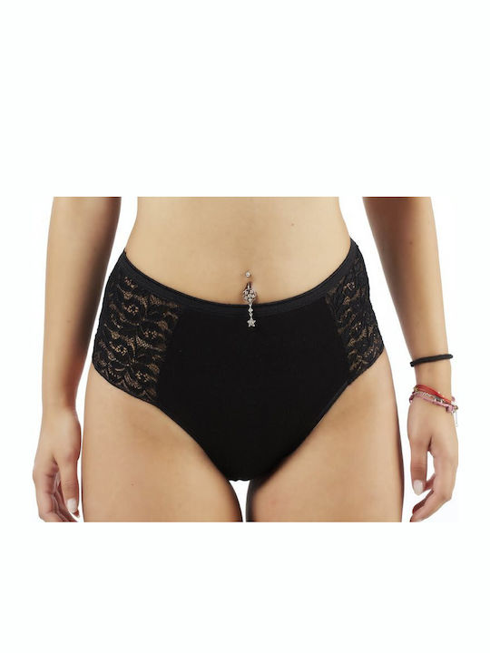Damen Slip mit Spitze Weiß
