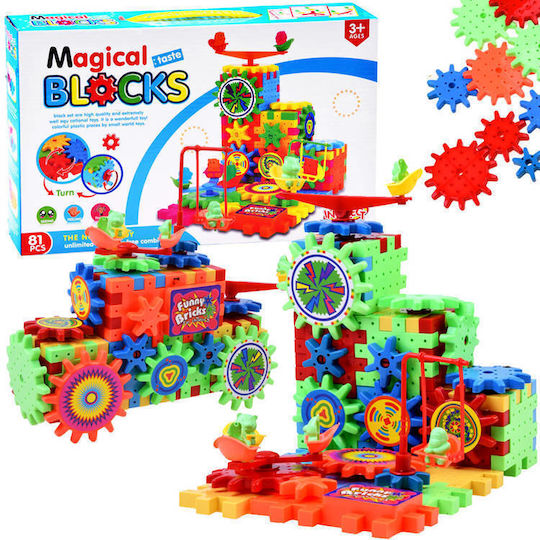 Jokomisiada Παιχνίδι Κατασκευών Πλαστικό Magical Blocks