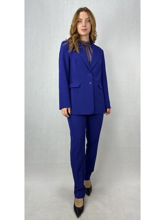 Mara's Collection Damen Blazer blue