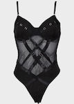 G Secret Sexy Bodysuit Negru