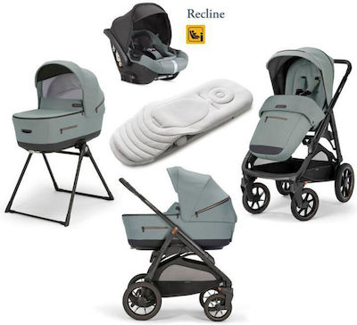 Inglesina Aptica XT Quattro Darwin Infant Recline Adjustable 3 in 1 Baby Stroller Suitable for Newborn Igloo Grey 12.7kg